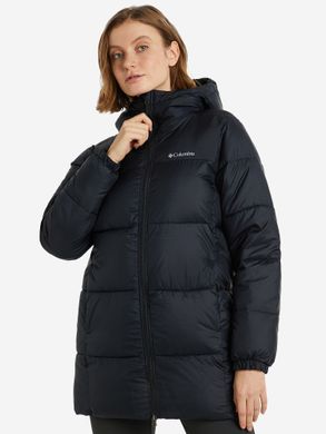 Куртка утеплена жіноча Columbia Puffect Mid Hooded Jacket, Чорний, 44