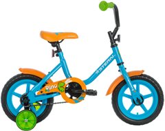 Велосипед для мальчиков Stern Dino 12", синий/оранжевый, 90-115