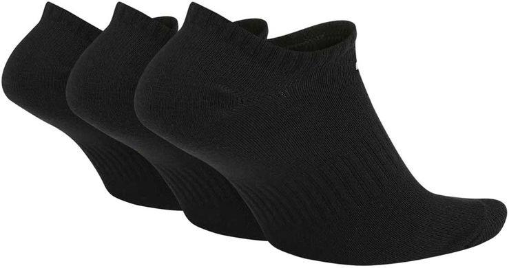 Шкарпетки Nike Everyday Lightweight, 3 пари, Чорний, 33-37