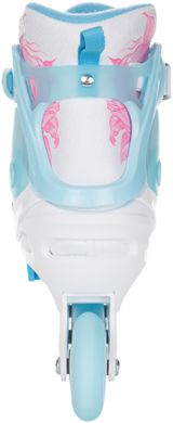 Роликовые коньки детские раздвижные REACTION Galaxy Girl размер 28-31 White