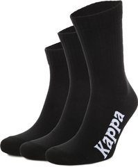 Шкарпетки Kappa, 3 пари, Чорний, 35-38