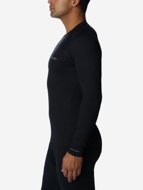 Термобілизна верх чоловіча Columbia Heavyweight Stretch Long Sleeve Top, Чорний, 46