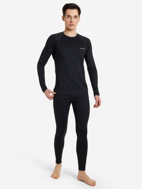 Термобілизна верх чоловіча Columbia Heavyweight Stretch Long Sleeve Top, Чорний, 46