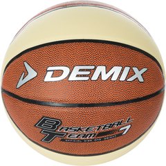 Мяч баскетбольный Demix, коричневый/бежевый, 7
