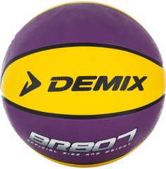 Мяч баскетбольный Demix, фиолетовый/желтый, 7
