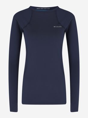 Термобілизна верх жіноча Columbia Midweight Stretch Long Sleeve Top, Синій, 42