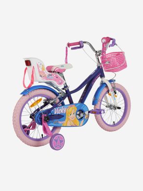 Велосипед для дівчаток Stern Vicky 16" 2024, Рожевий